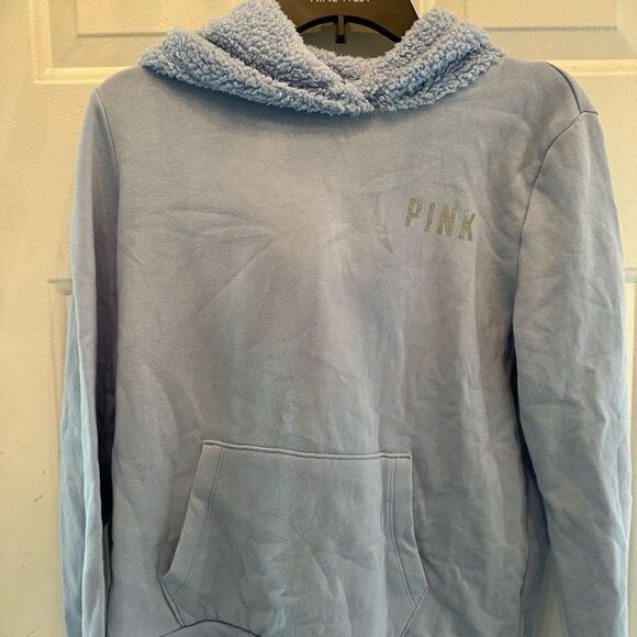 Victoria’s Secret Pink Sherpa Sweatshirt - Picture 1 of 3